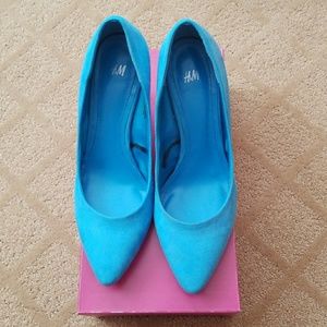 Suede heels